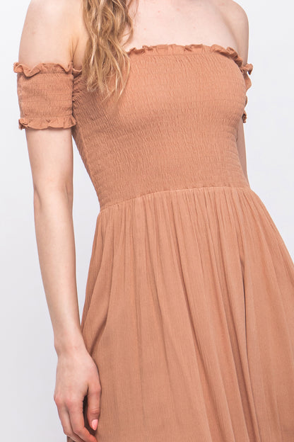 Flowy Off The Shoulder Dress